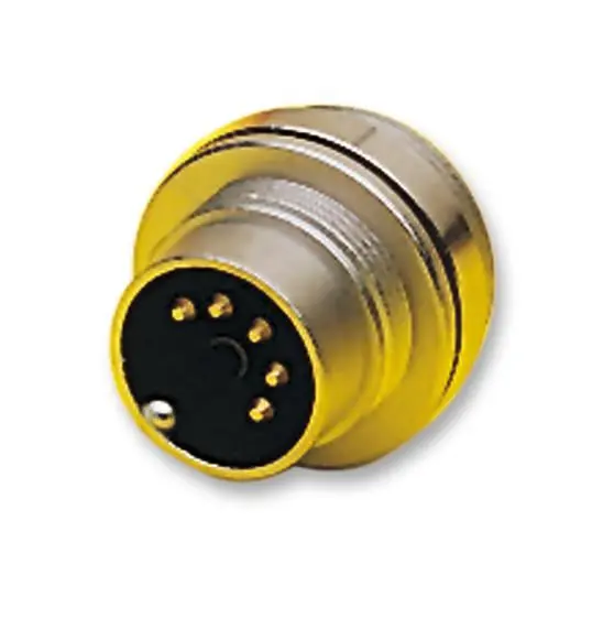 LUMBERG 5-polige DIN-paneelstekker, voorfrontmontage, 180°