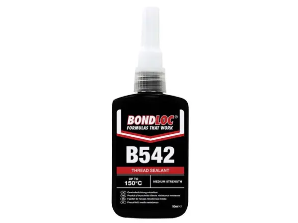 Bondloc B542 유압 실런트, 공기압 피팅용, 50ml