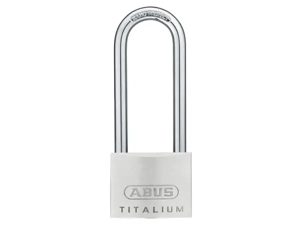 ABUS 64TI/50mm TITALIUM™ Padlock, 80mm Shackle