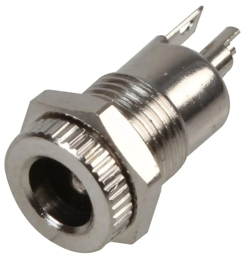 PRO SIGNAL - Sócmhainn Cumhachta DC Connector Socket 2.5mm, Cóimhiotal Sinc, Su