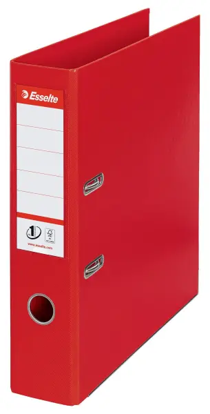 ESSELTE No.1 A4 Lever Arch File, 500 Sheet Capacity - Red