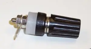 CLIFF 4mm Black Panel Mount Binding Post, 15A