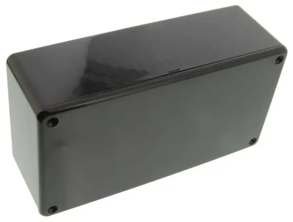 IP54 Flame Retardant ABS Enclosure 150x80x46mm Black