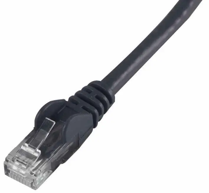 Pro Signal 0,5m Cat6 UTP Ethernet propojovací kabel, černý