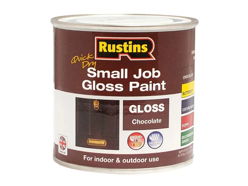Rustins Quick Dry Gloss Paint - Chocolate, 250ml