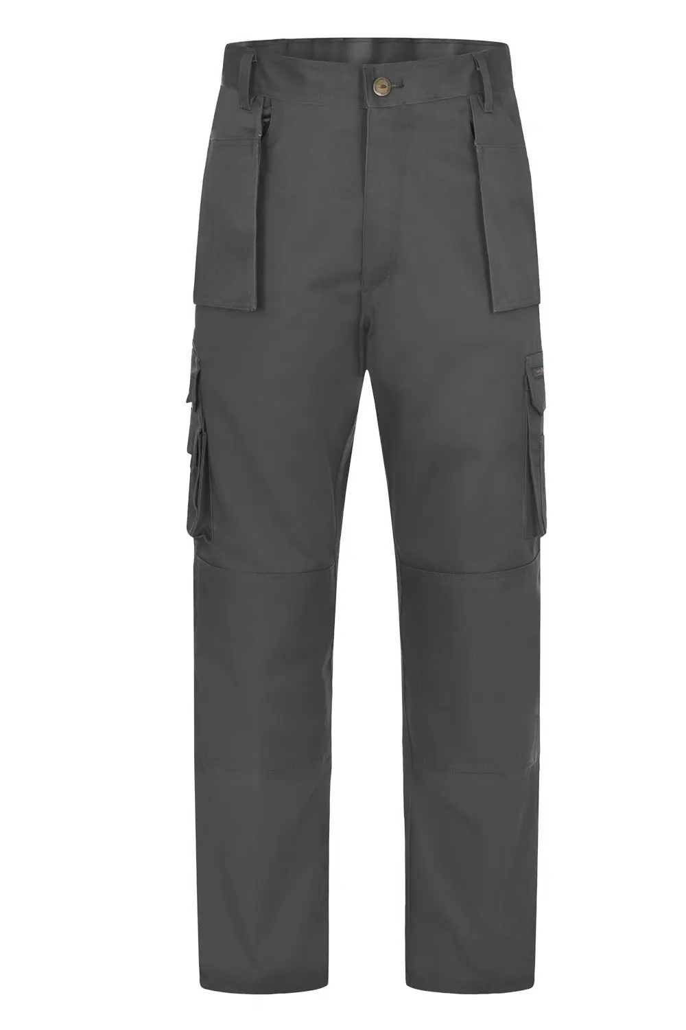Uneek Super Pro Pantaloni da Lavoro - 65% Poliestere, Grigio, Taglia 34