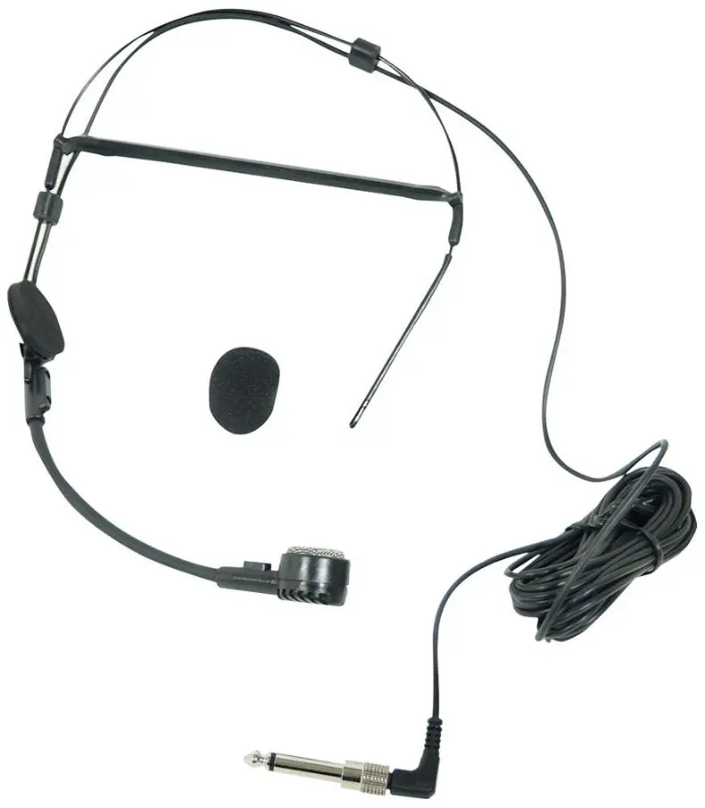 SOUNDLAB Dynamisches Headset-Mikrofon, Schwarz