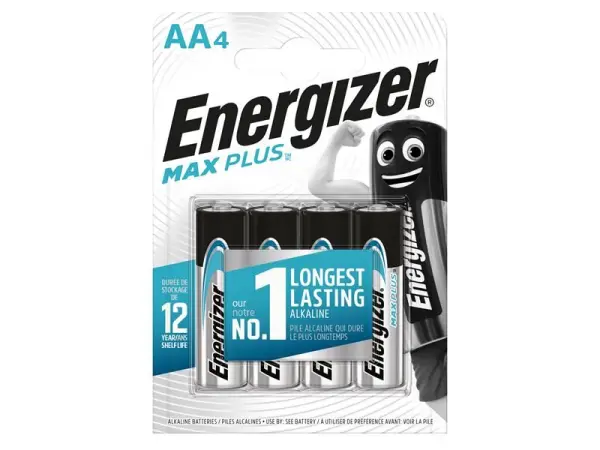 Energizer® MAX PLUS AA Alkaline Batterijen 4-pack
