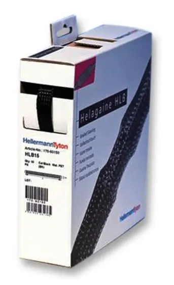 HELLERMANNTYTON Expandable Braided Cable Sleeve, 10-30mm, 10m