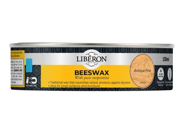 Liberon Bijenwas Pasta Antiek Den, Houtverzorging, 150ml
