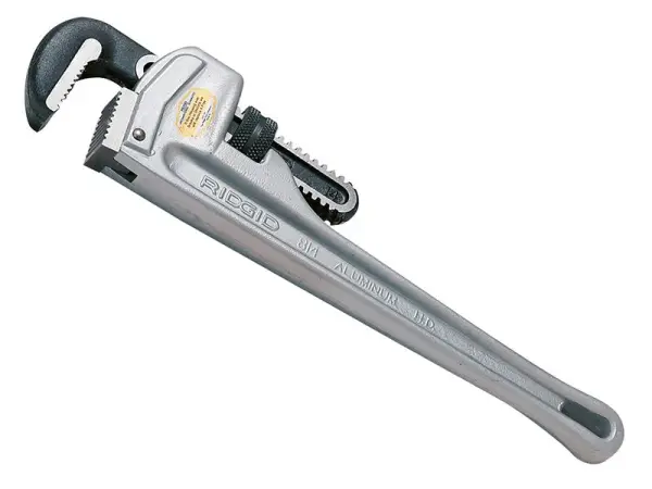 RIDGID 알루미늄 스트레이트 파이프 렌치, 250mm (10인치)
