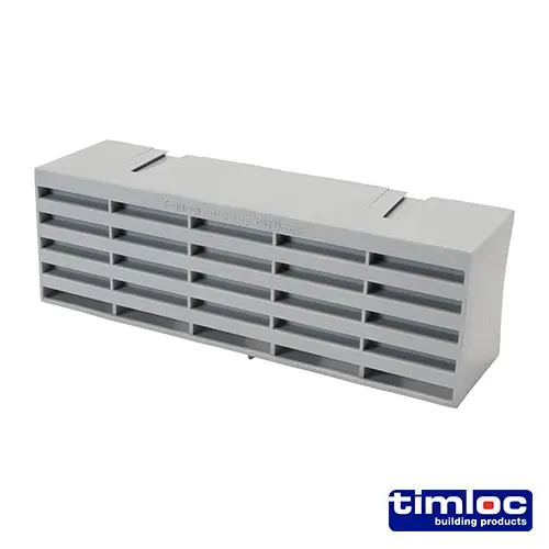 Timco Timloc Luftziegel - Kunststoff - Grau - 1201ABGR (215 x 69 x 60 mm - 20St