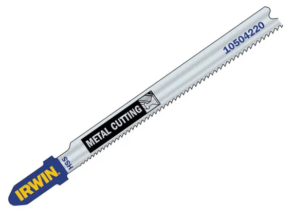 IRWIN® Metal Cutting Jigsaw Blades, HSS Steel, Pack of 5