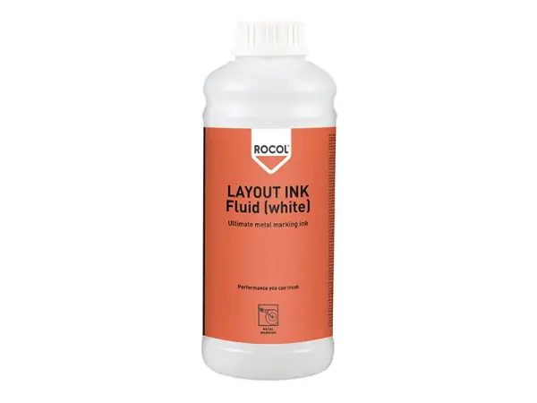 ROCOL Layout Ink Fluid, Bán, 1 Litre, Péint Mharcála Miotalacha