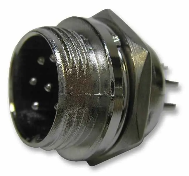 Pro Signal Connecteur mâle à 5 pôles pour panneau, Zinc et Laiton, 5A 500VAC