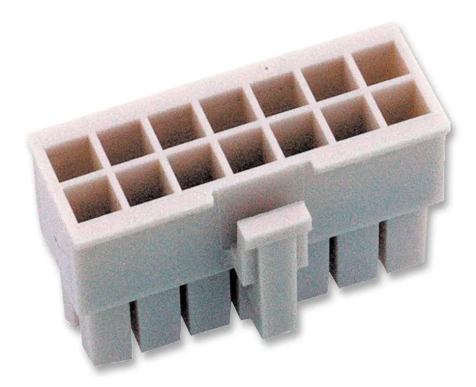 MOLEX Mini-Fit Jr. Receptacle Housing, 2-Row, 14-Way, 4.2mm Pitch