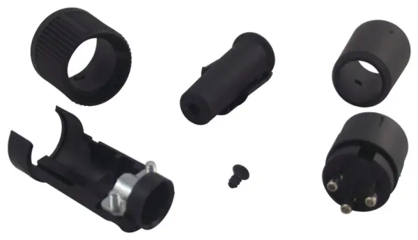 BINDER 3-Pole Bayonet Circular Connector, 678 Series