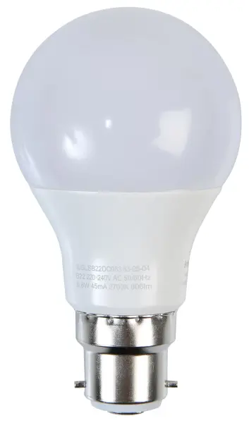 8.8W LED GLS Bulb, BC/B22, Dimmable, Frosted, 2700K, 806lm