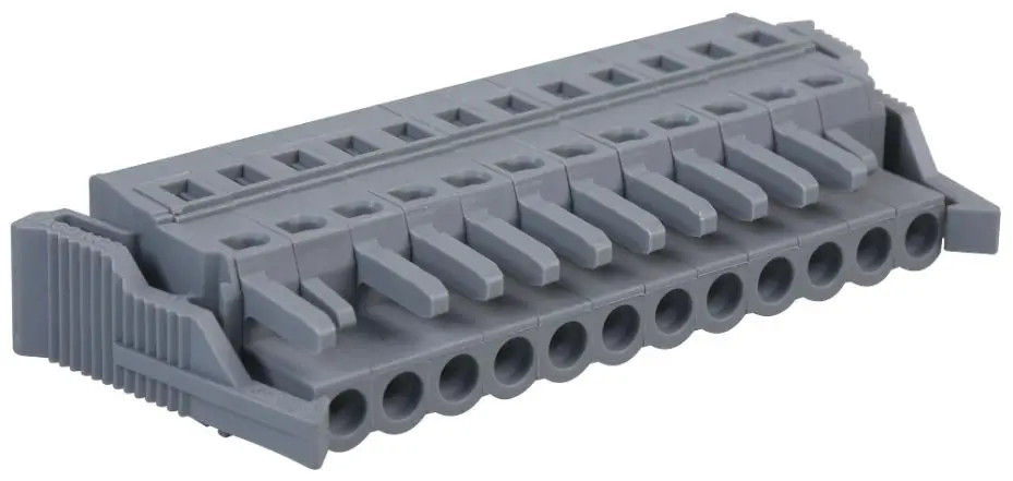 WAGO מחבר מסוף תחילי 12-כניסות, מרווח 5מ״מ, 16A