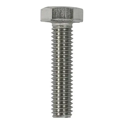 Timco Tornillos de Fijación Hexagonales M10 x 20mm, Acero Inoxidable A2, 10 uds