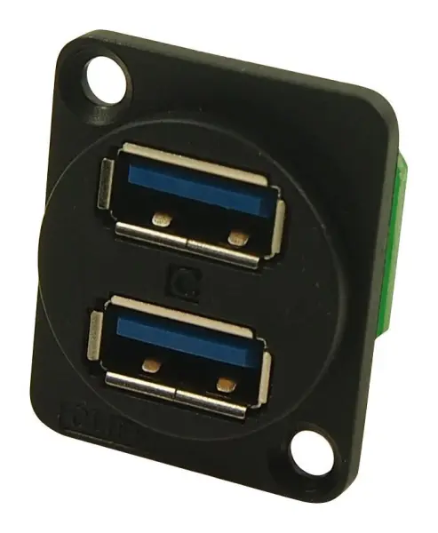 Cliff Dual USB 3.0 Socket XLR Shell CSK Holes