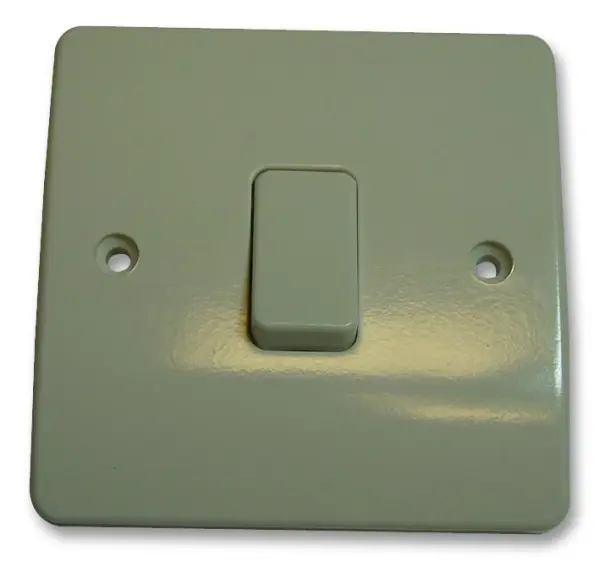 MK Logic Plus 1 Gang 1 Way Vypínač světel, 10AX bílý