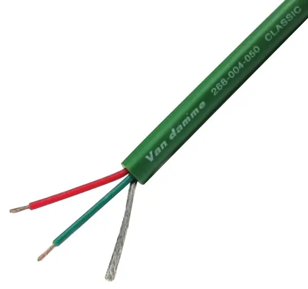 VAN DAMME Tour Grade Classic XKE Pro Patch Cable, 100m - Green
