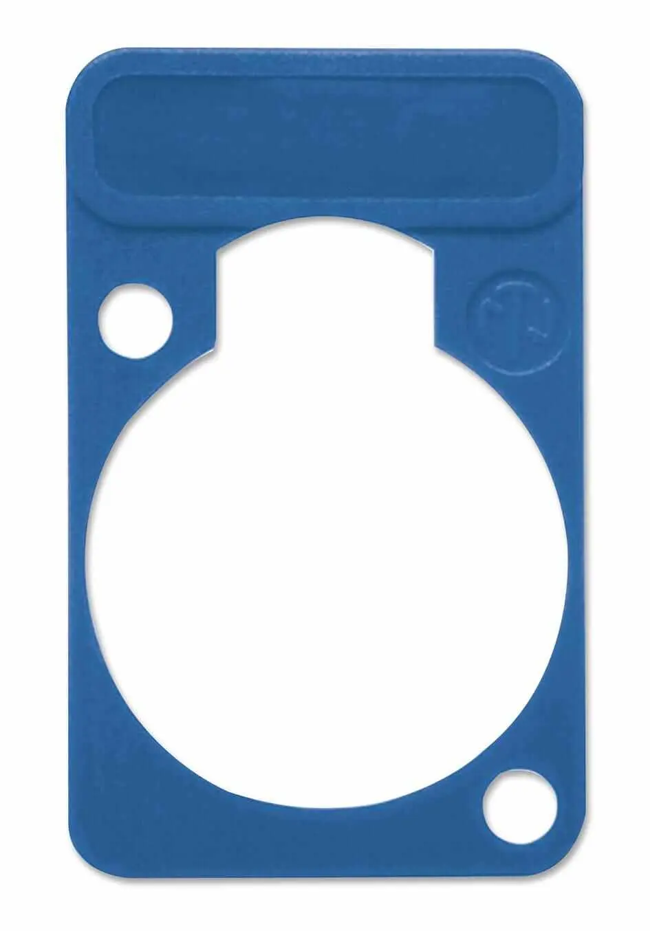 Neutrik D-sub Shell Lettering Plate, Blue