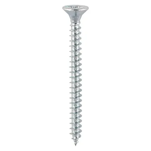 Timco Solo Chipboard & Woodscrews, PZ Double Countersunk, Zinc, 4.5x35mm (200p)