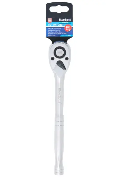 Blue Spot Tools 1/2インチ ラチェット 100歯 クロムバナジウム製