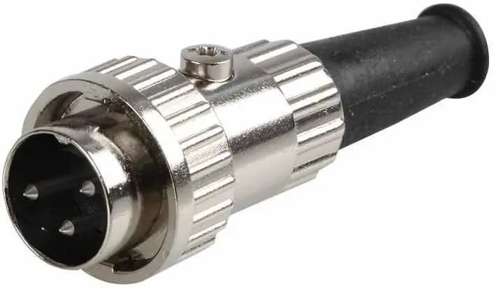 PREHKEYTEC - 3-poliger DIN-Stecker, verriegelbar