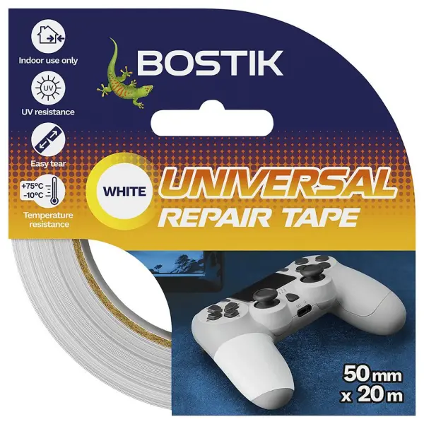 Bostik Universal Gaffer Repair Tape White 50mm x 20m