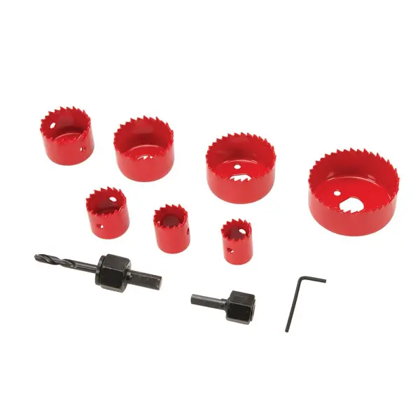 Silverline 11-Piece Holesaw Kit 21-64mm Diameter
