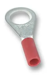 JST Ring Tongue Terminal M6 1/4" 16 AWG 1.5mm² Red 100 Pack