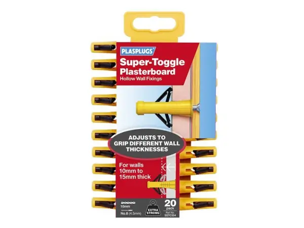 Plasplugs Super Toggle Fixings - Σειρά 20 Τεμαχίων