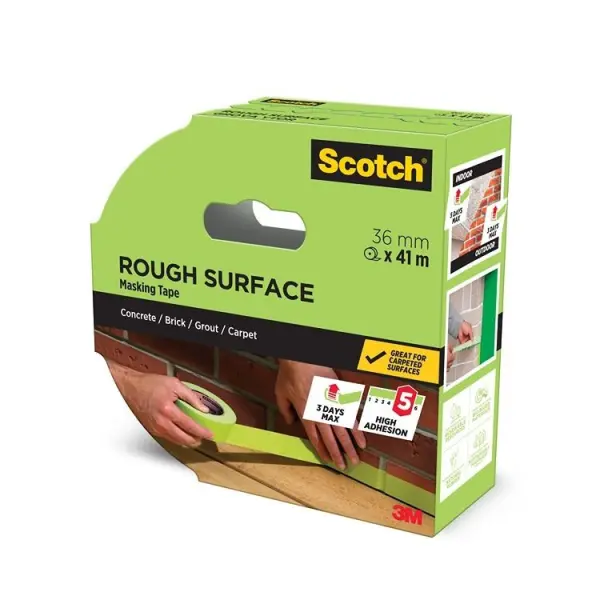 Scotch Rough Surface Masking Tape 36mm x 41m, 232g
