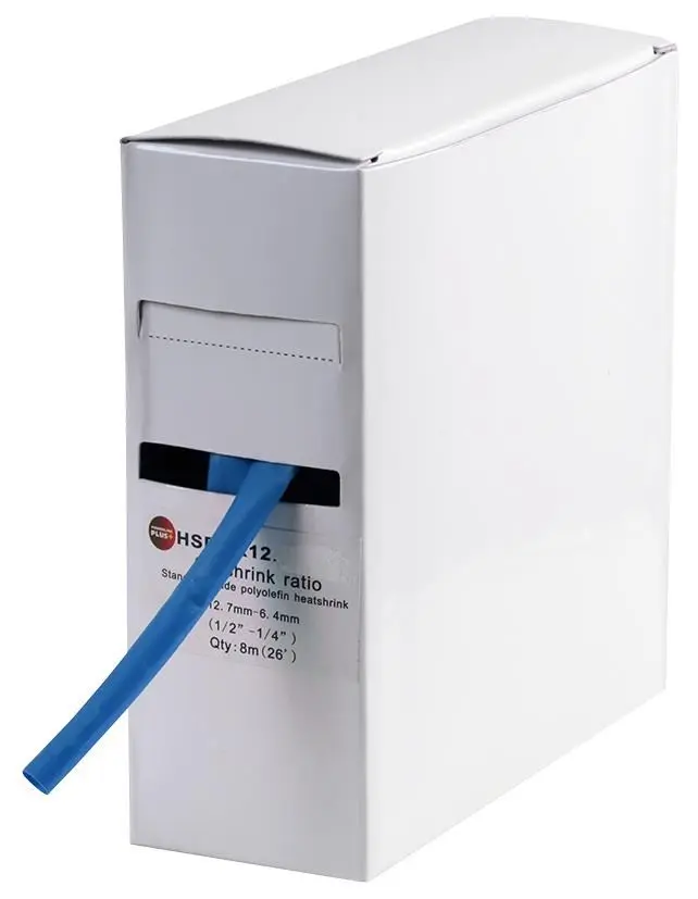 PRO POWER 1.6mm Blue Heat Shrink Tubing, 20m