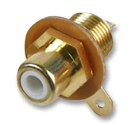 Pro Signal Tomada RCA Dupla, Contactos Banhados a Ouro, Branco