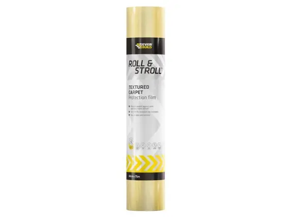 Protecteur de tapis antidérapant Everbuild Sika Roll & Stroll, 600mm x 75m