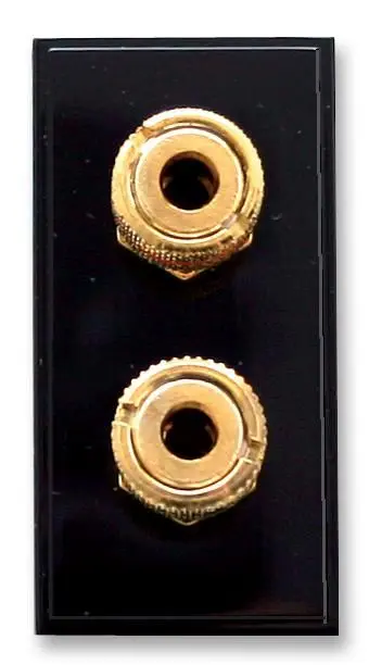 TRIAX Module Double Haut-parleur Euro, Noir