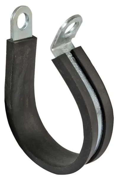 PRO POWER 고무 라이닝 P-클립, 아연 도금, 25mm (50개입)