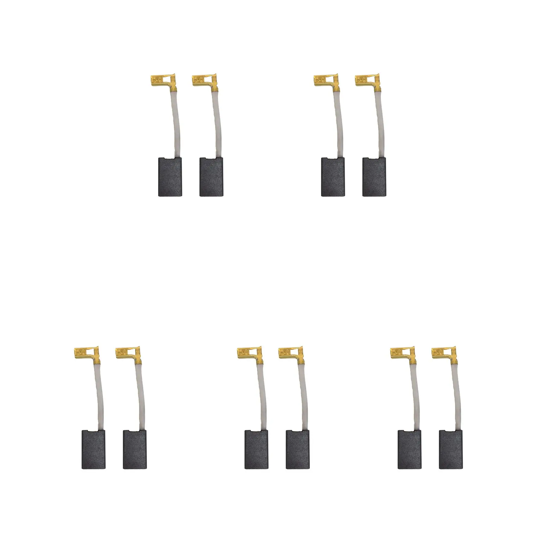 5 jeux de balais carbone pour meuleuse AEG 41K (6,3 x 12,5 x 20 mm)