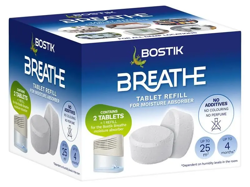 Bostik Breathe Refill Tabs, Pack of 2