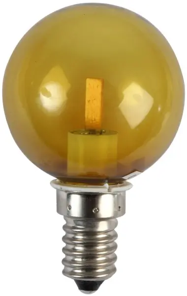 BLTC G45 E14 LED Golfbal Lamp, 1.4W Amber