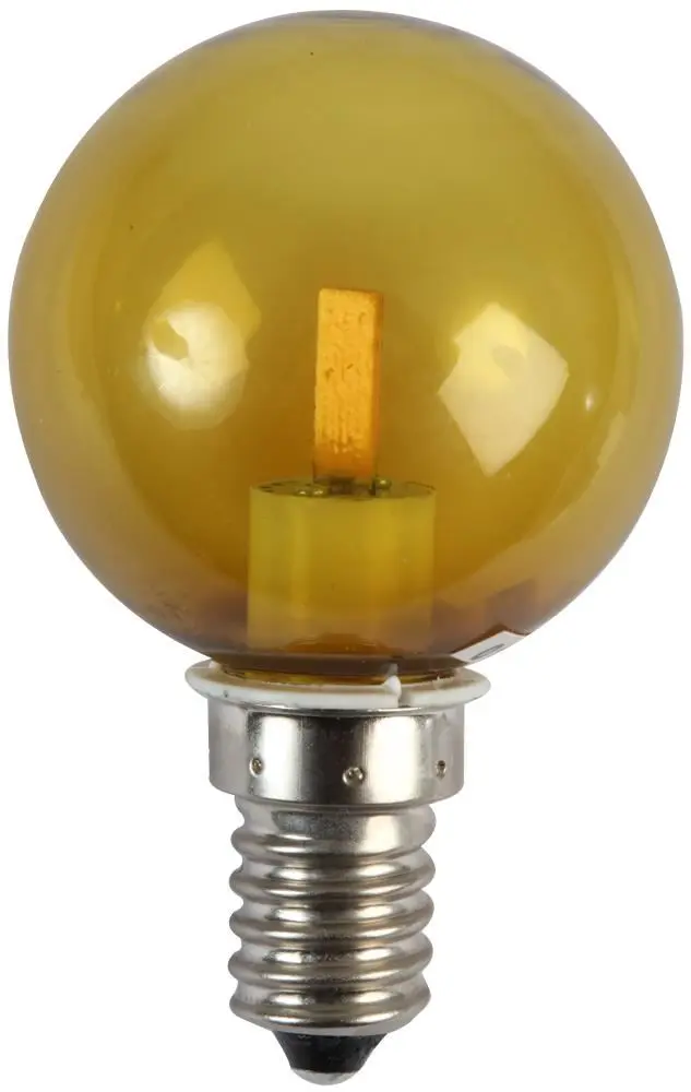 BLTC - Mentol LED Bola Golf G45 E14, 1.4W Amber