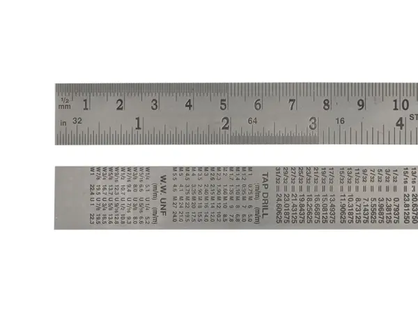Faithfull 스테인리스 스틸 자 600mm / 24인치