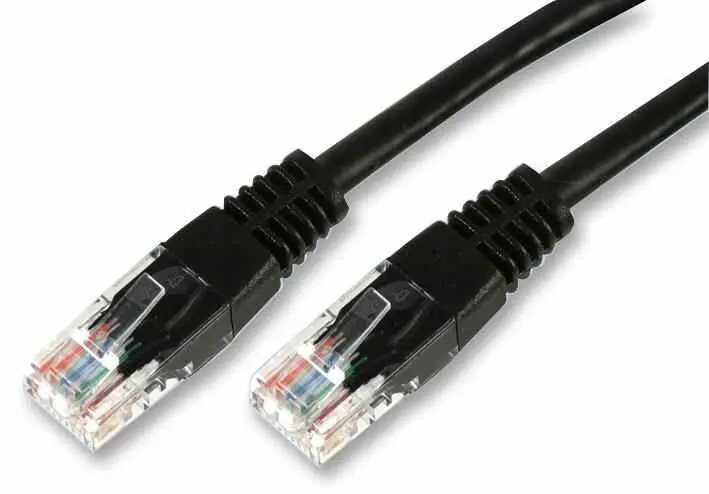 Pro Signal Cat5e RJ45 Ethernetový propojovací kabel, 15m černý