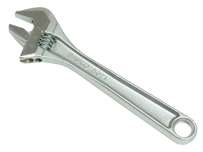 Bahco 8069C Chrome Adjustable Wrench 100mm (4in)