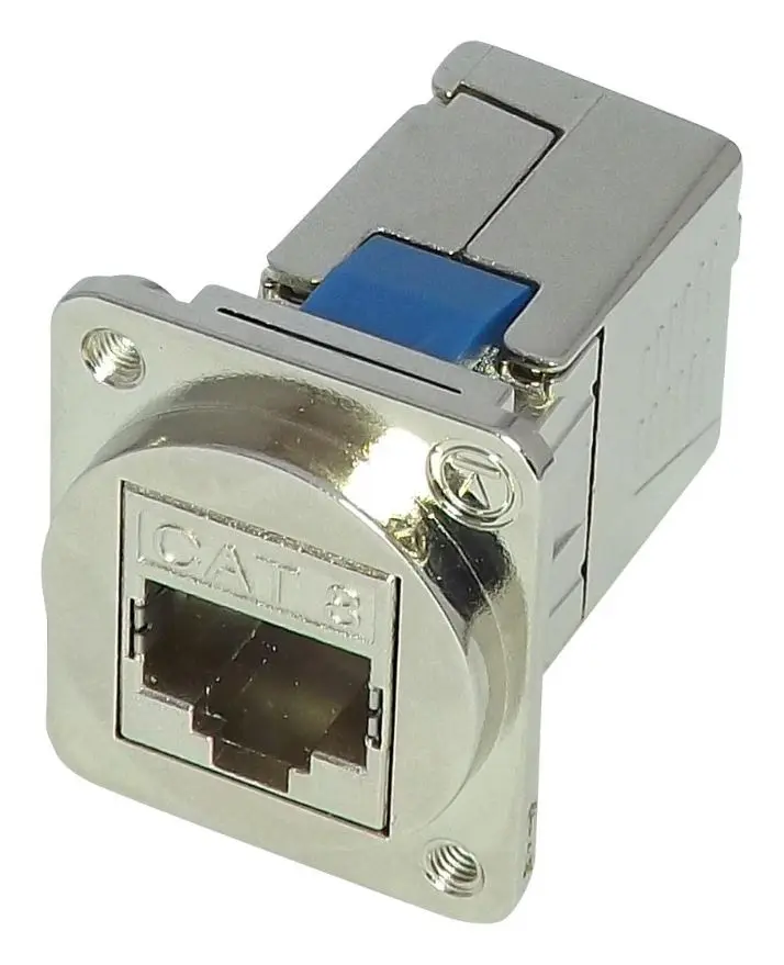 TUK Cat8 Shielded RJ45 D-Mount Socket