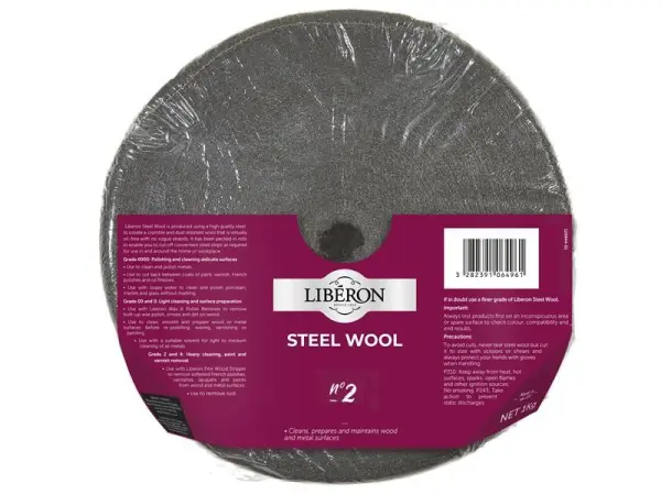 Liberon Steel Wool - Grade 2 Medium 1kg